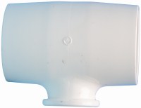 15mm X 4mm PVC Faucet Tee Slip x FBSP x Slip SCH40 (CAT21)
